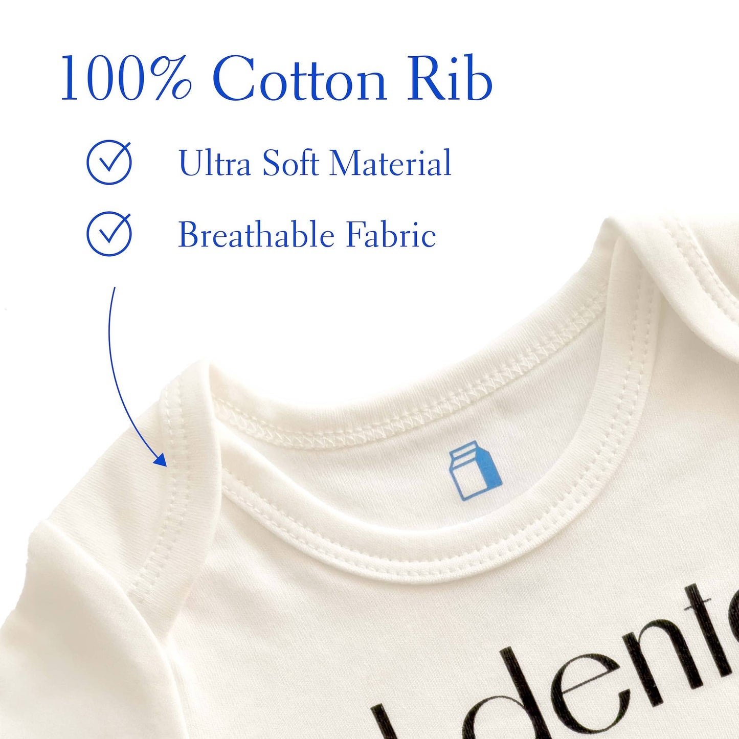 Al Dente Baby Bodysuit | Natural