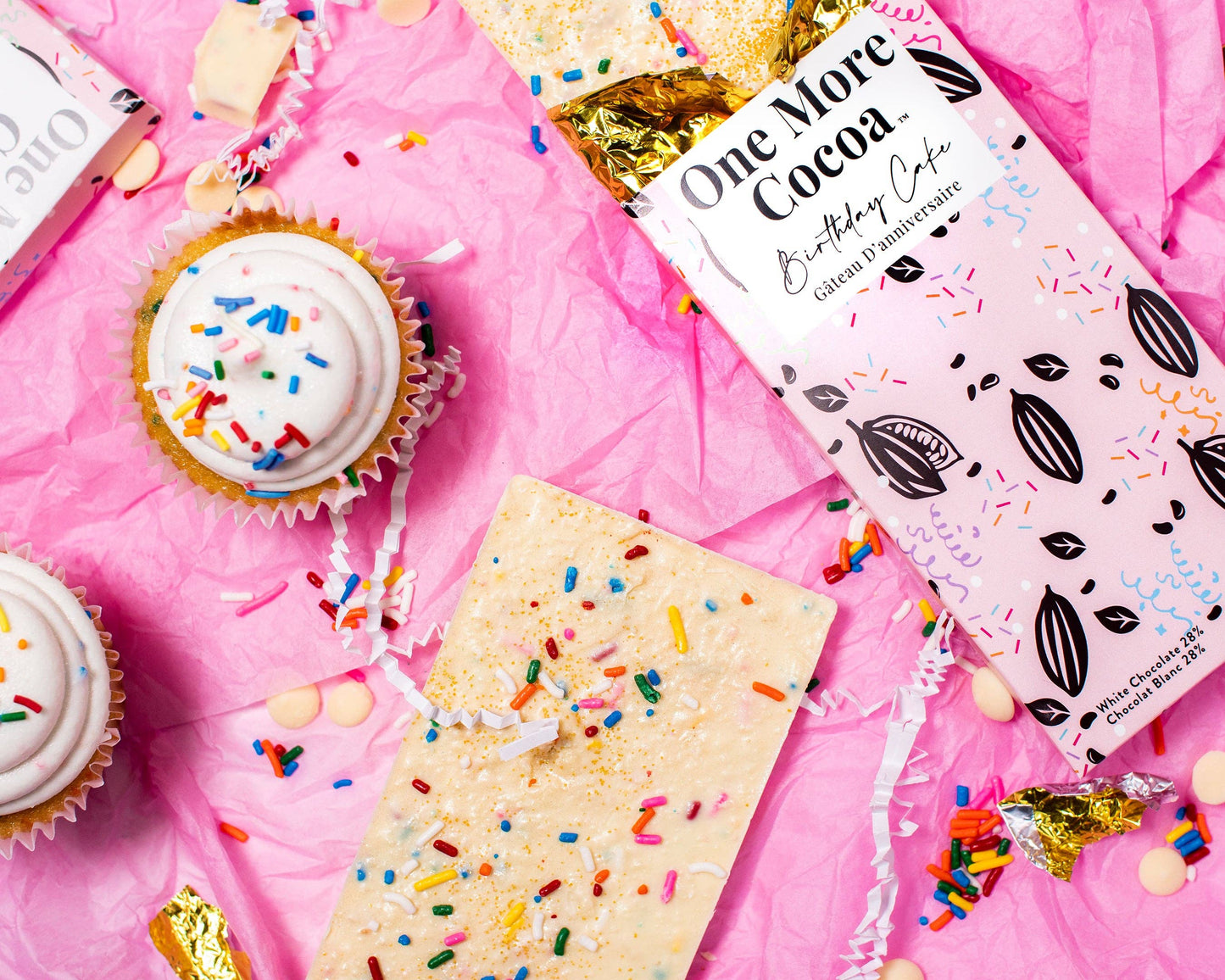 Birthday Cake White Chocolate Bar