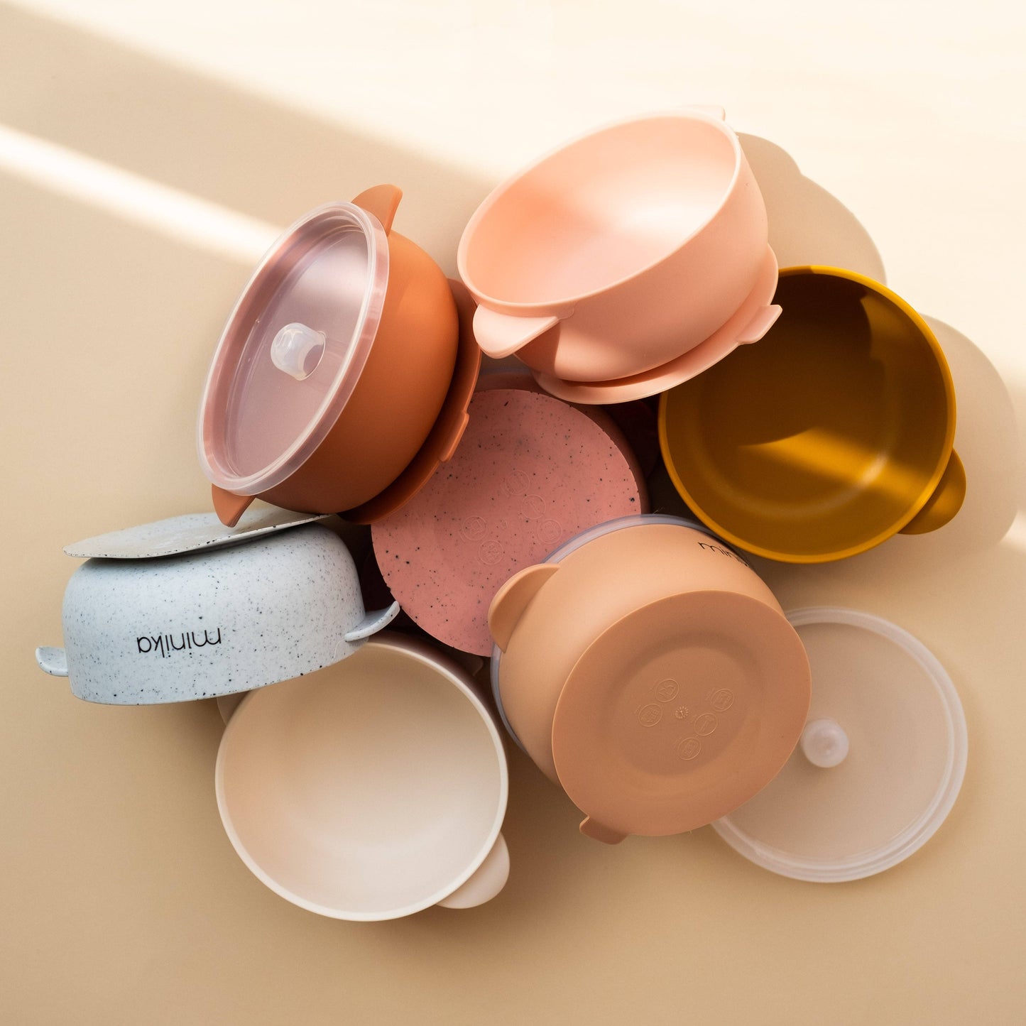 Silicone bowl with lid | Ice