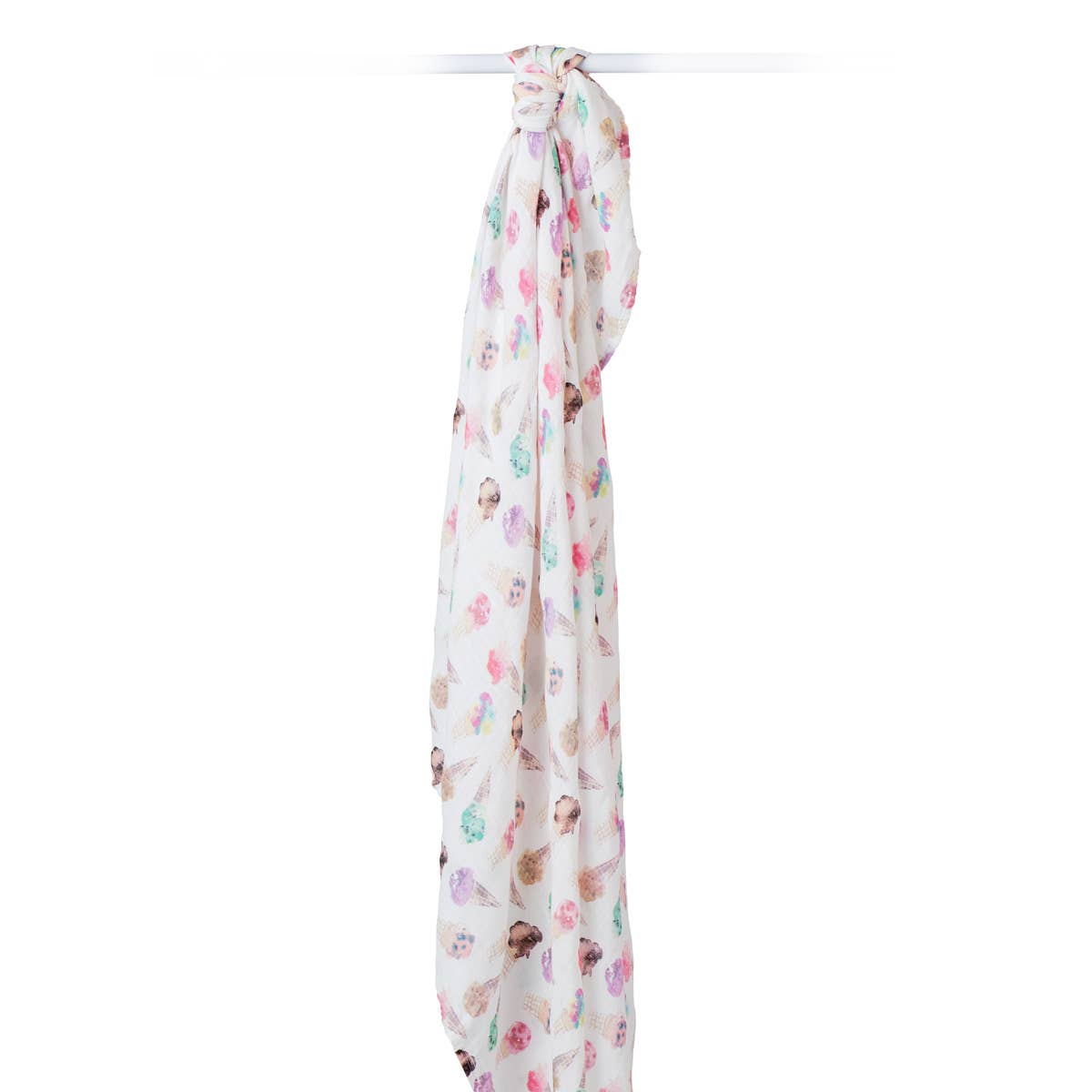 Muslin Bamboo Swaddle Blanket – Ice Cream