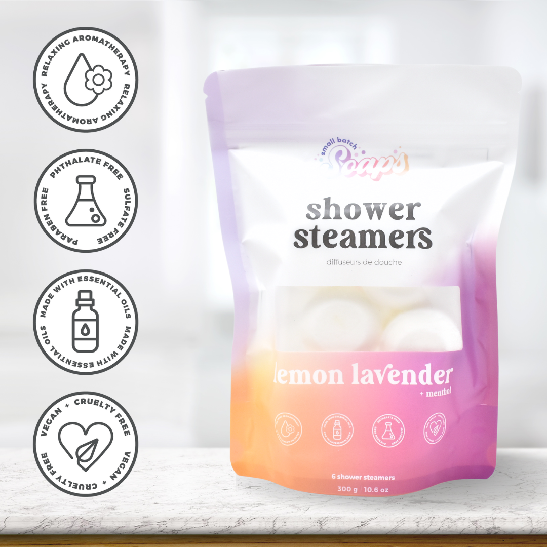 Lemon Lavender Shower Steamers: 2-Pack