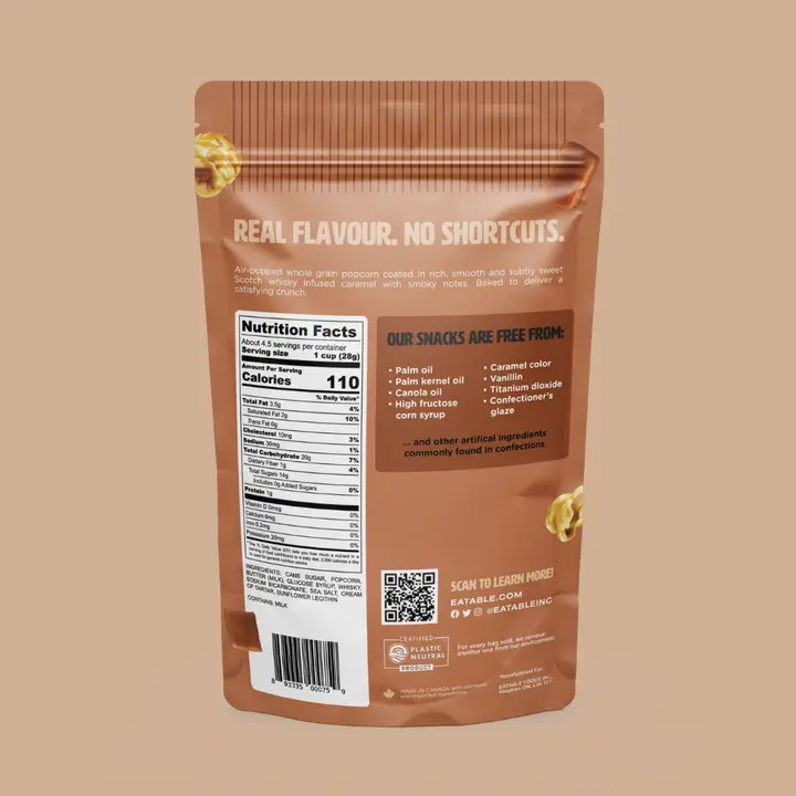 Whisky on the Pops Gourmet Caramel Popcorn
