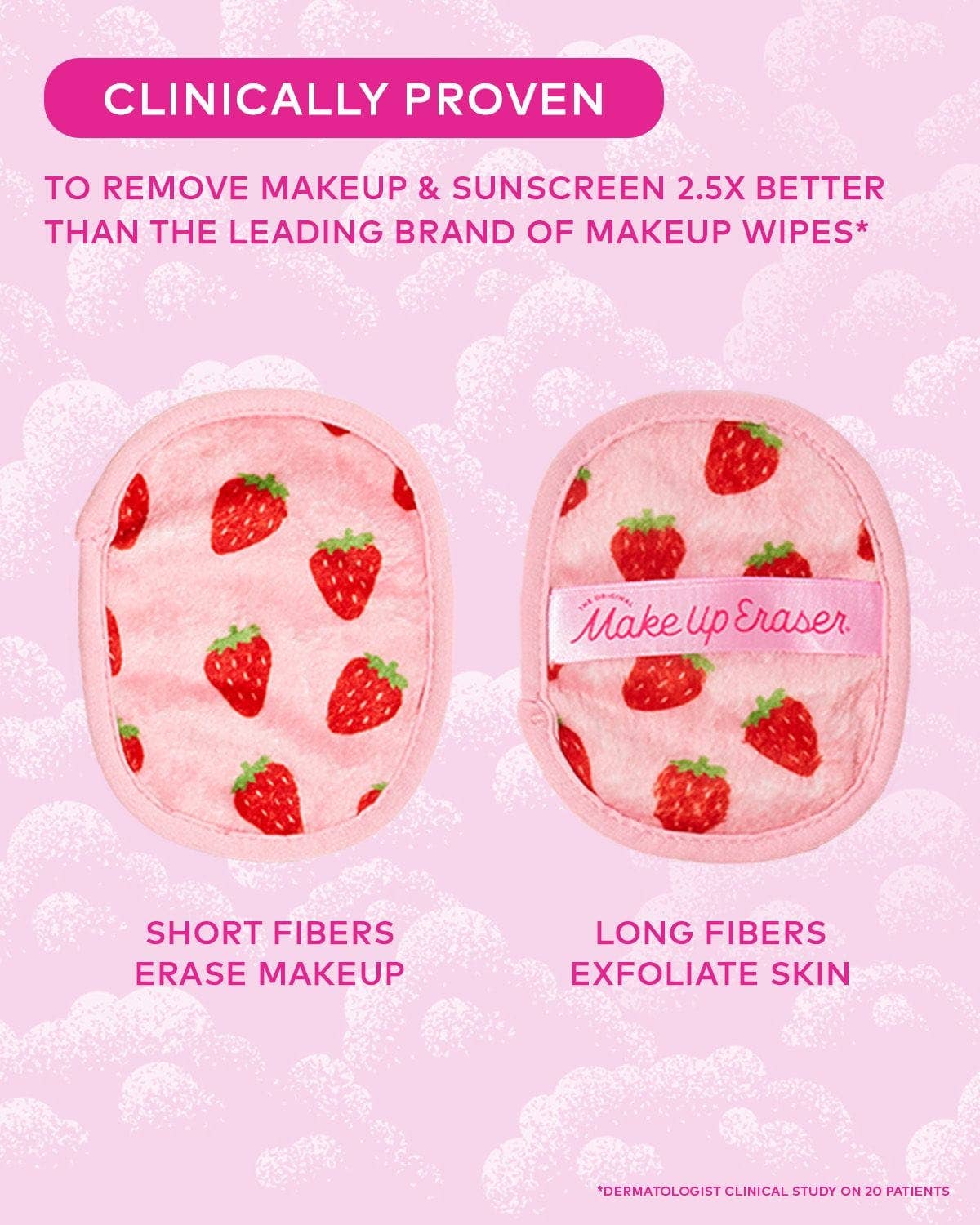 Strawberry Fields MakeupEraser 7-Day Set