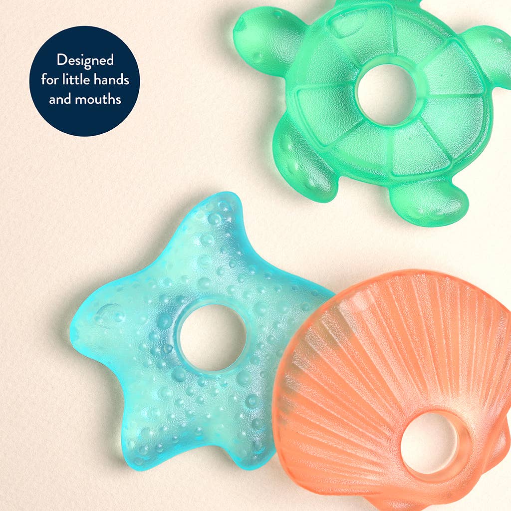 Cutie Coolers Water Filled Teethers (3-Pack) - Seaside