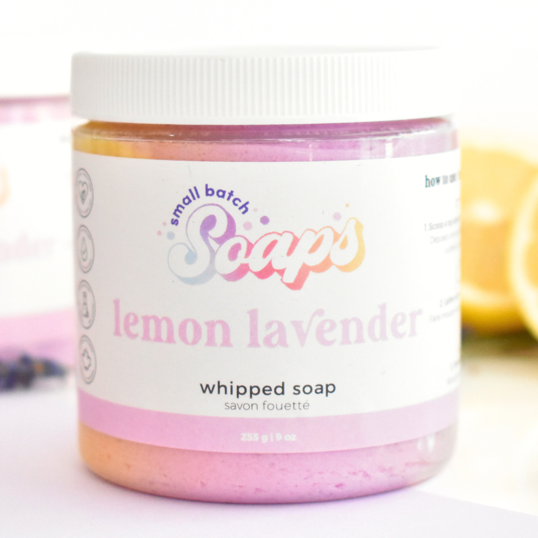 Lemon Lavender Whipped Soap