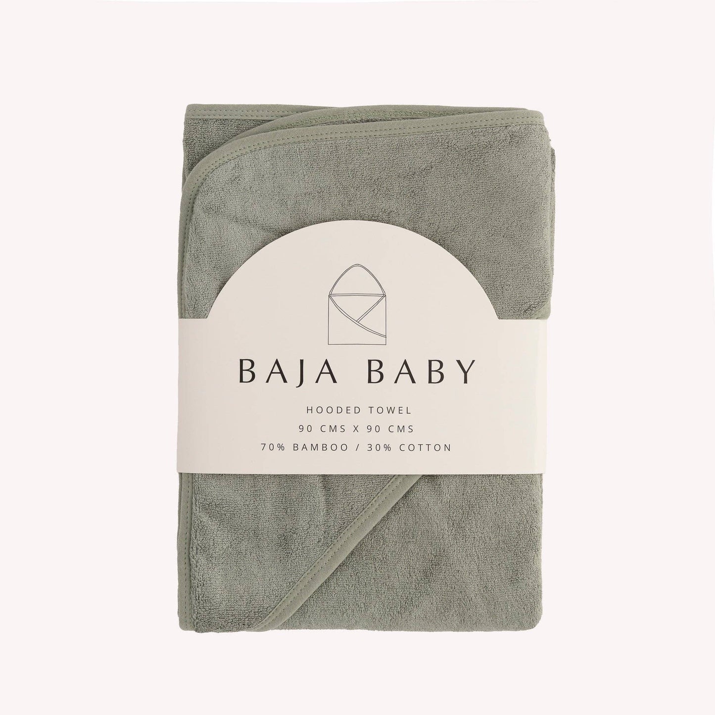 Bamboo/Cotton Hooded Towel | Mist