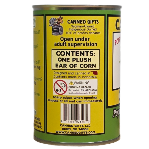 Poppy the Canned Corn | Palm Pal