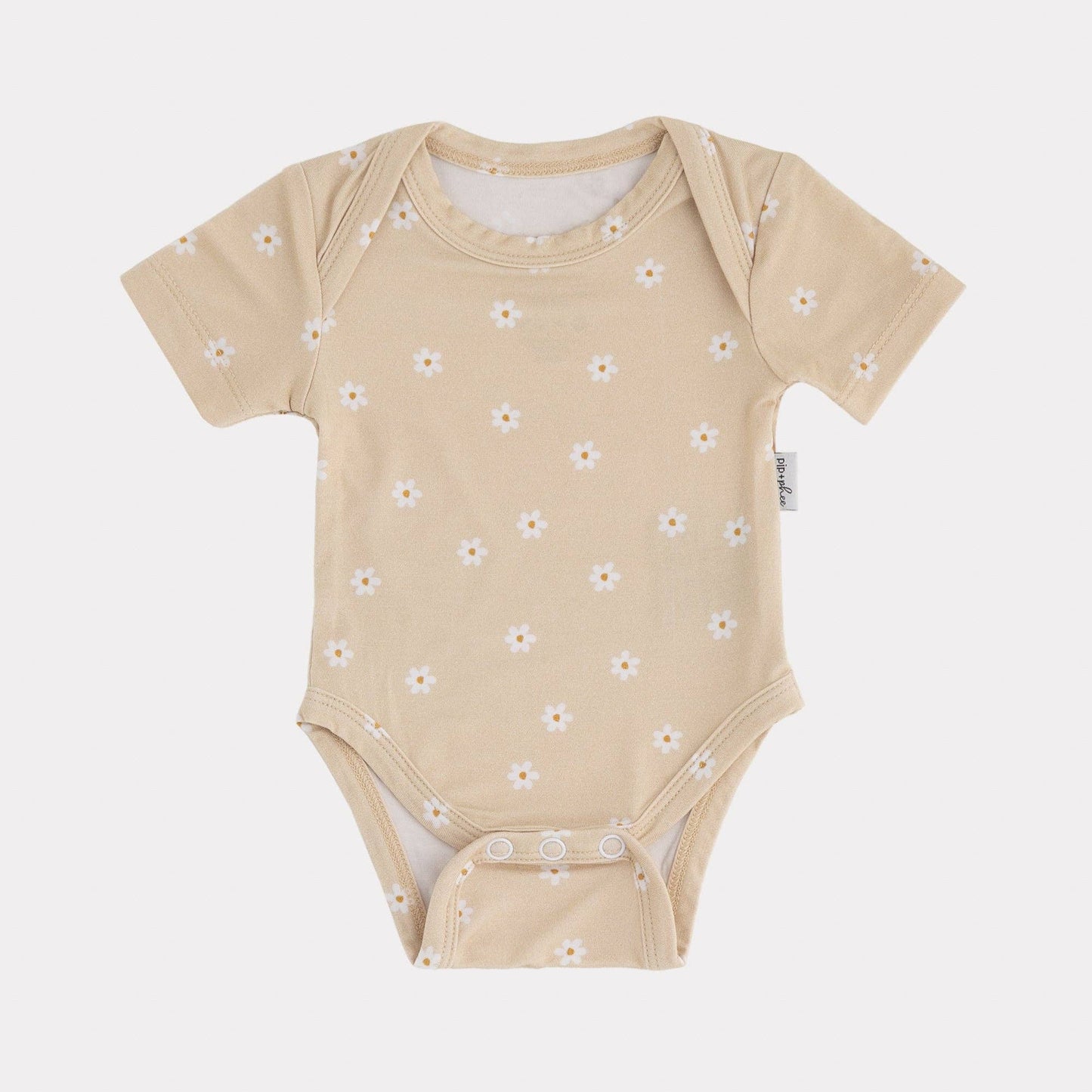 Short Sleeve Bodysuit | Powder Grid