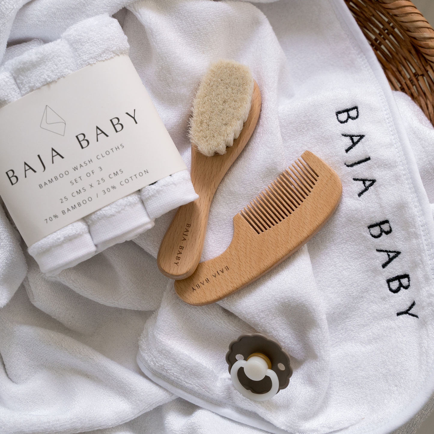 Bamboo/Cotton Hooded Towel | Mist