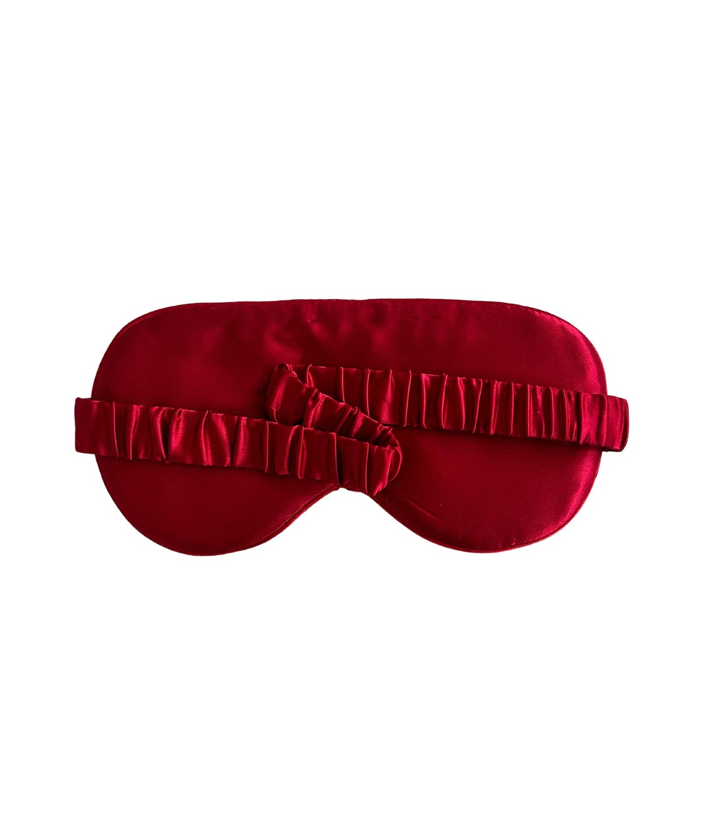 100% Silk Eye Mask | White