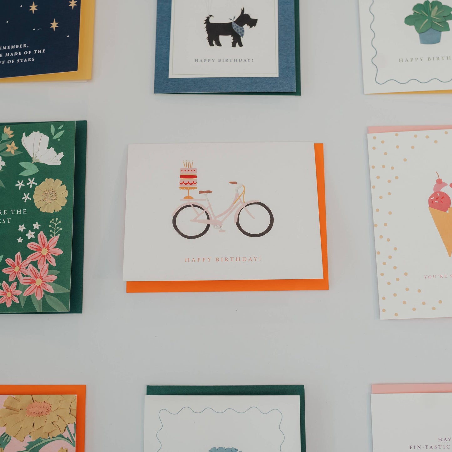 Pink Birthday Bike Card