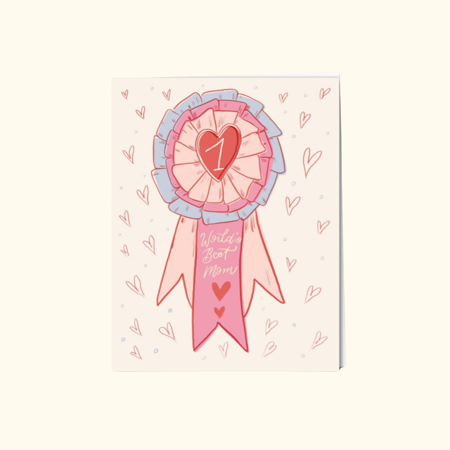 #1 Mom Mothers Day Card