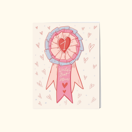 #1 Mom Mothers Day Card