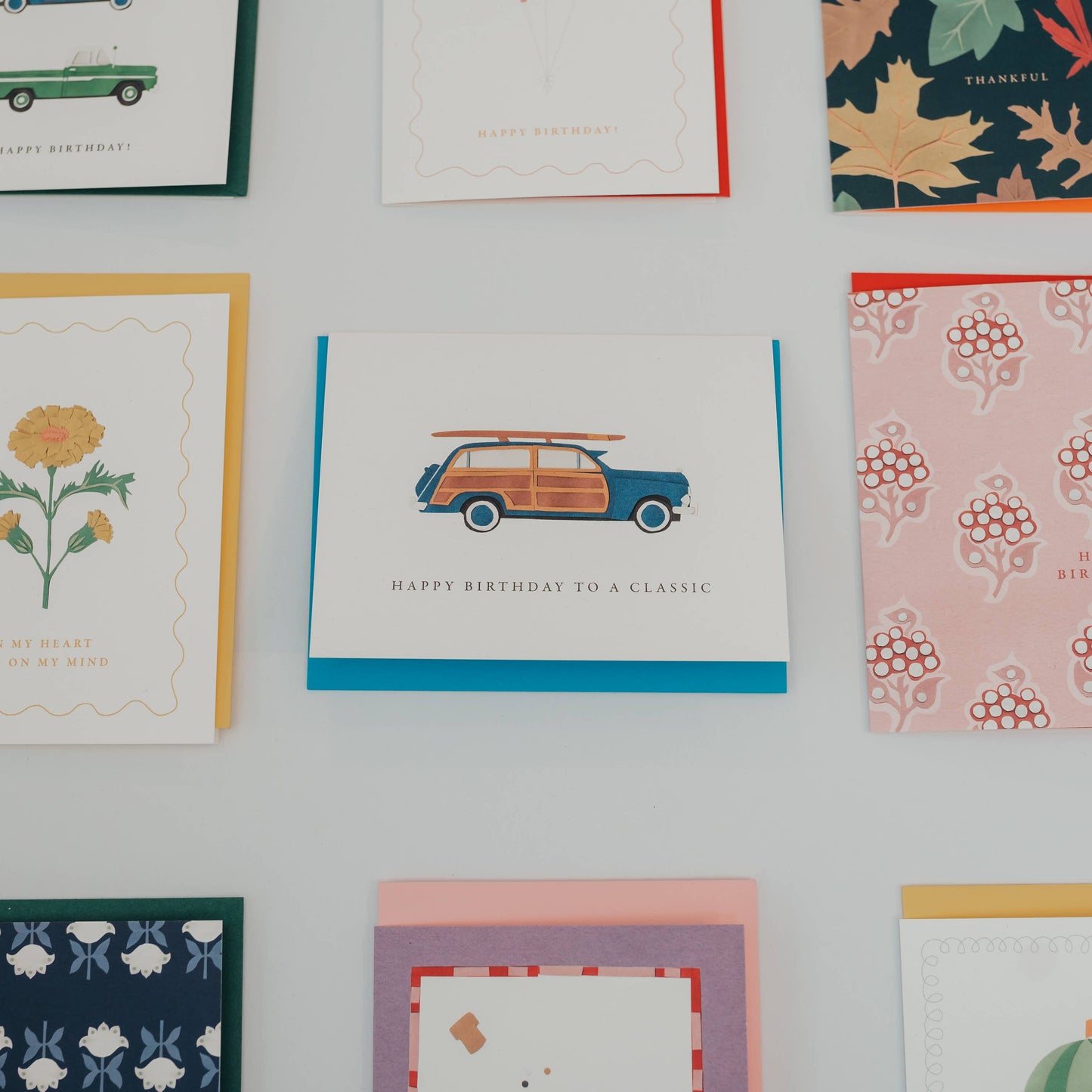Vintage Wagon Birthday Card