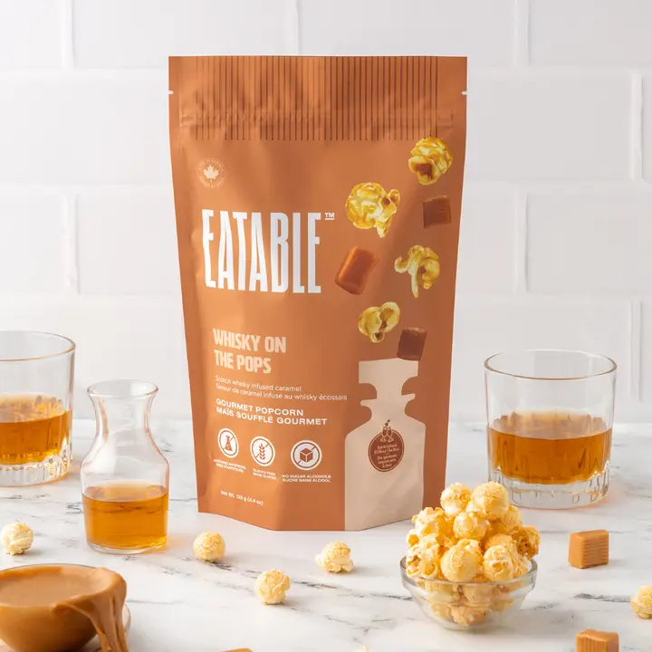 Whisky on the Pops Gourmet Caramel Popcorn