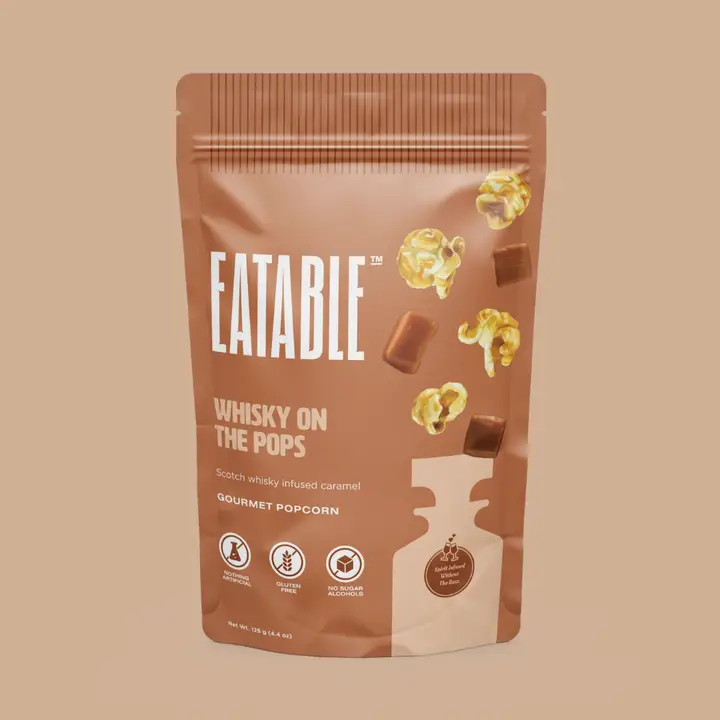 Whisky on the Pops Gourmet Caramel Popcorn