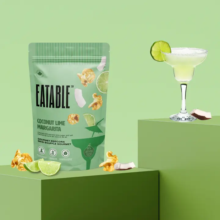Coconut Lime Margarita Gourmet Caramel Popcorn