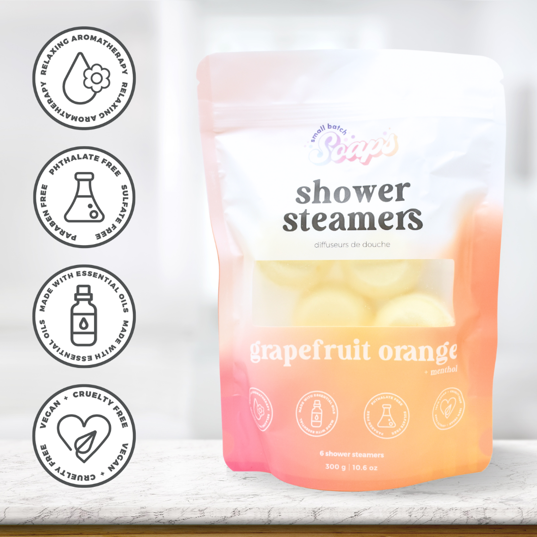 Grapefruit Orange Shower Steamers: 2-Pack