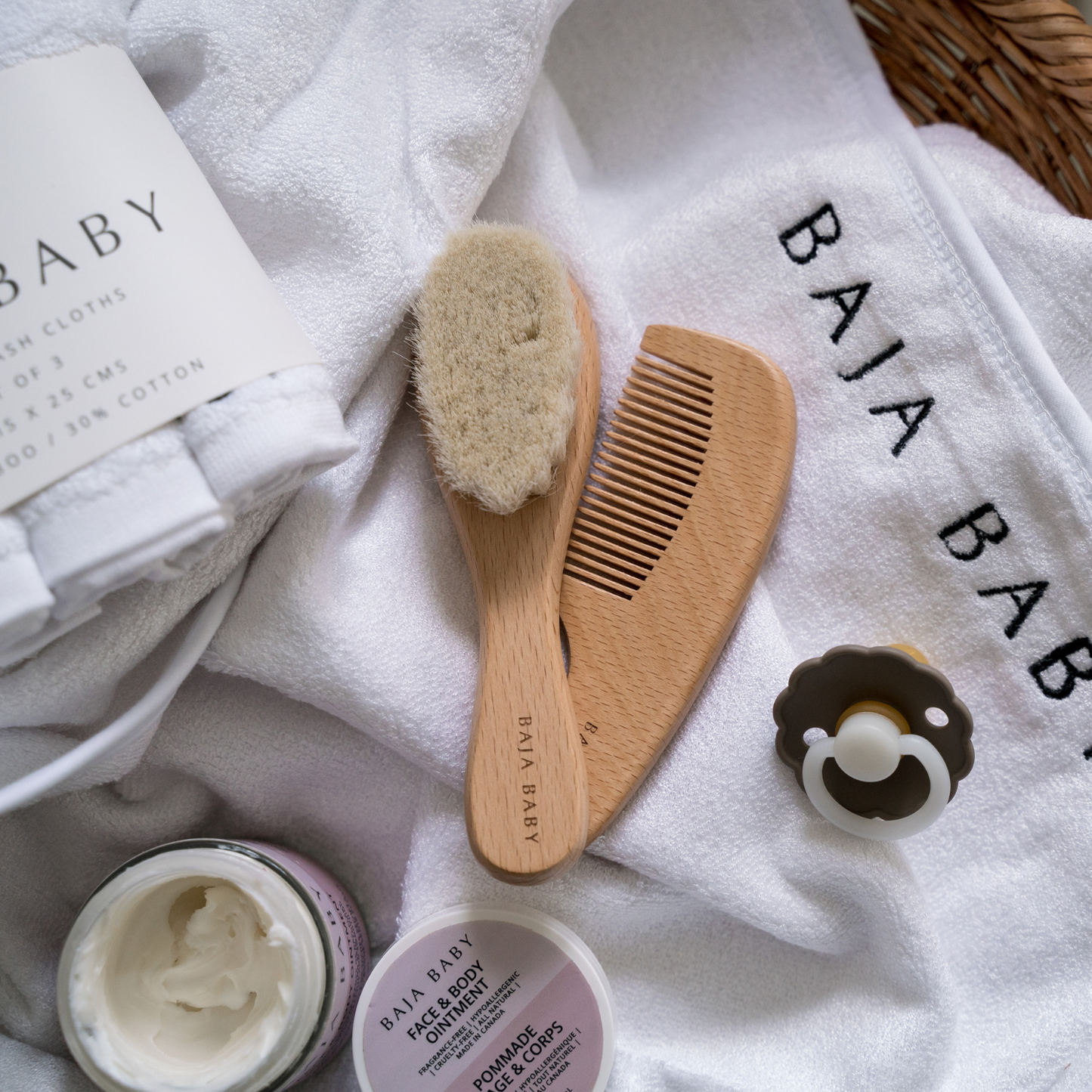 Bamboo/Cotton Hooded Towel | Mist