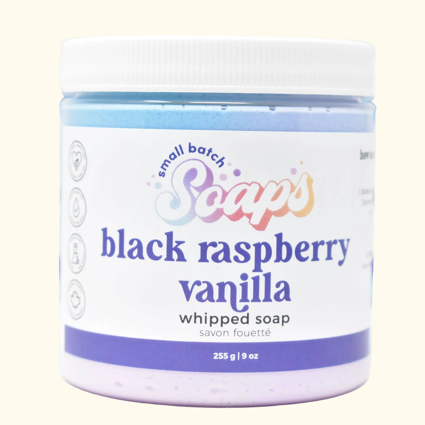 Black Raspberry Vanilla Whipped Soap