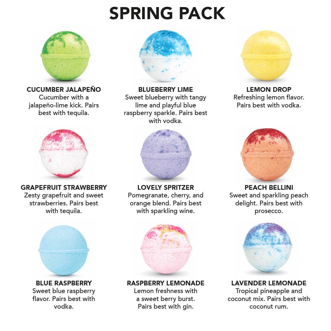 Cocktail Bomb Spring Pack