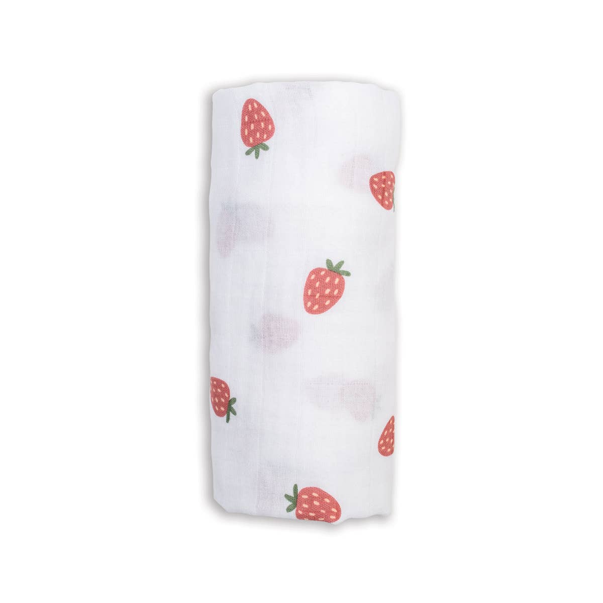 Muslin Cotton Swaddle Blanket - Strawberries