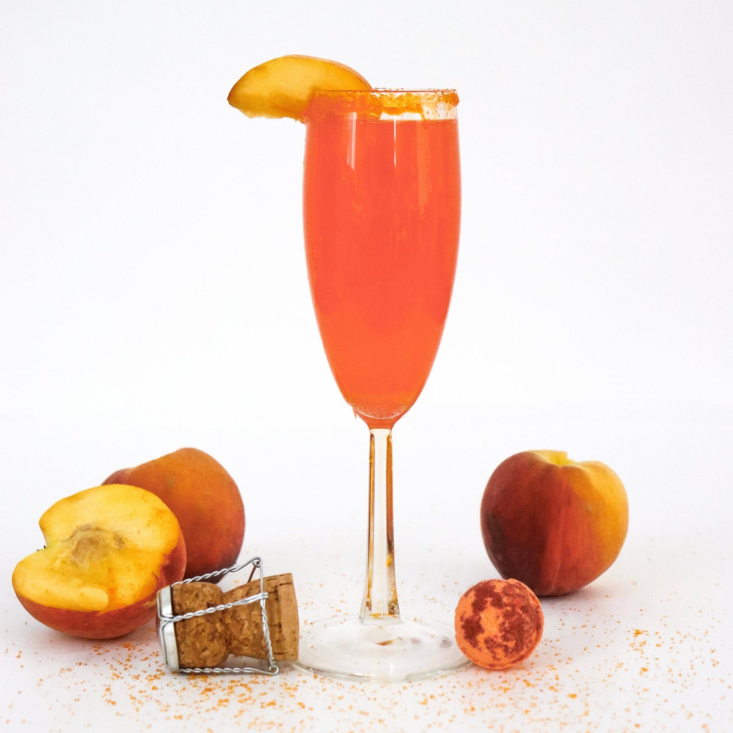 Peach Bellini Cocktail Bombs