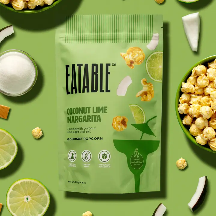 Coconut Lime Margarita Gourmet Caramel Popcorn