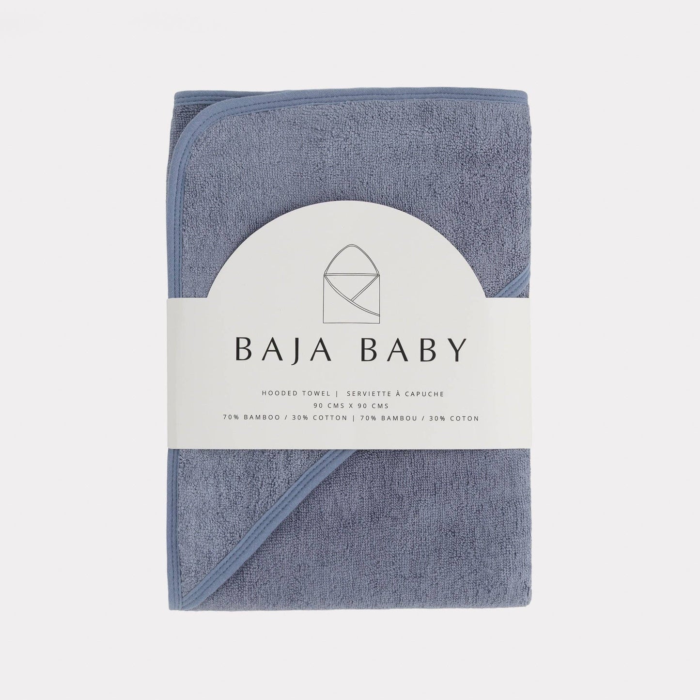 Bamboo/Cotton Hooded Towel | Mist