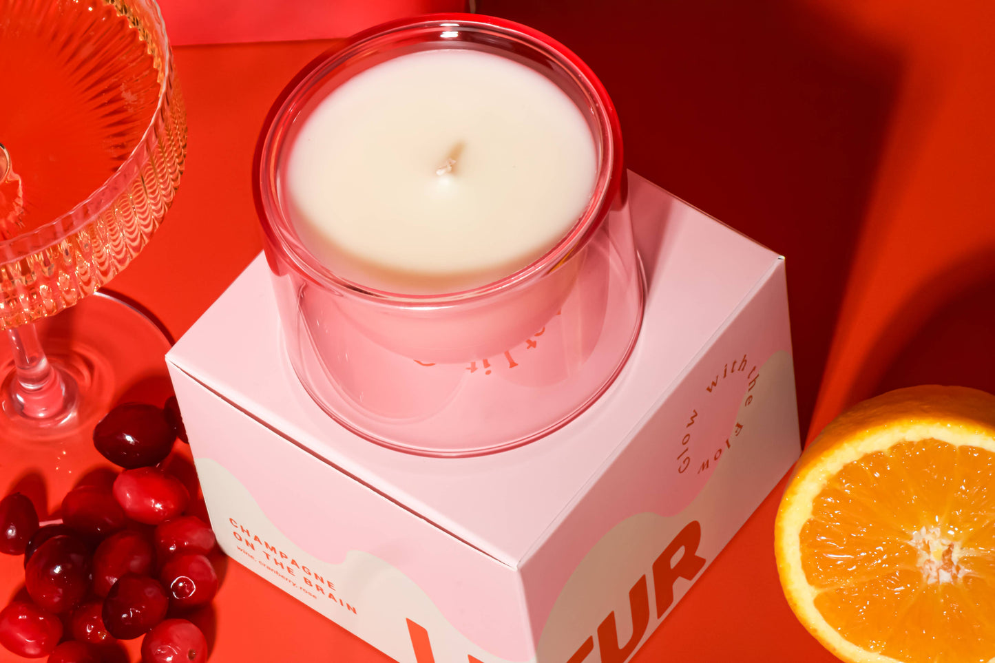 Champagne on The Brain Soy-Wax Candle