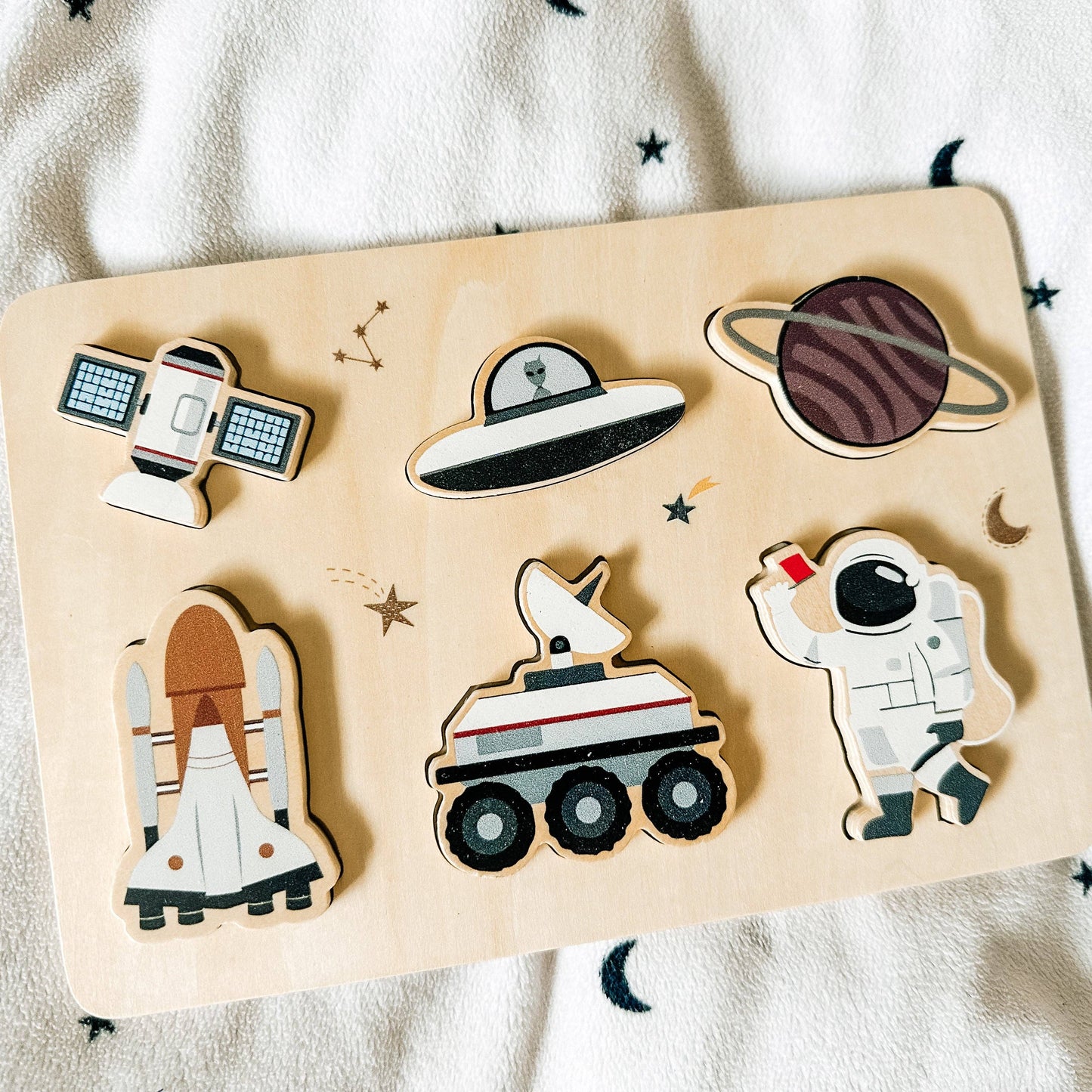 Space Adventure Wooden Puzzle