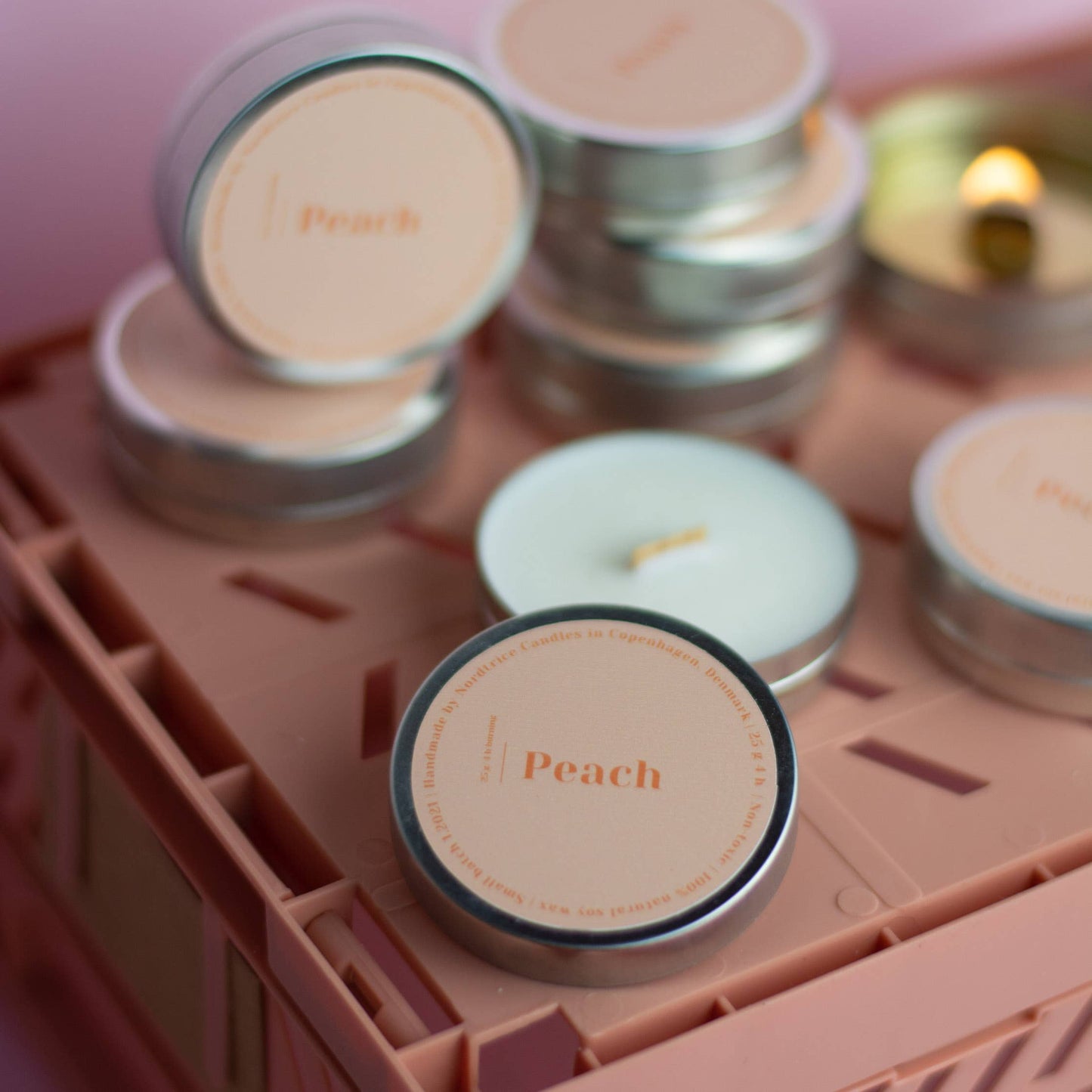 Peach Mini Soy Candle