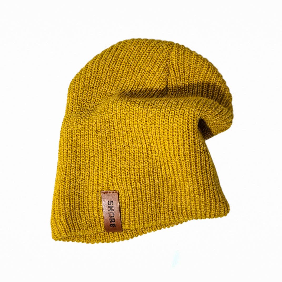 Freestyle Slouch Beanie - Mustard
