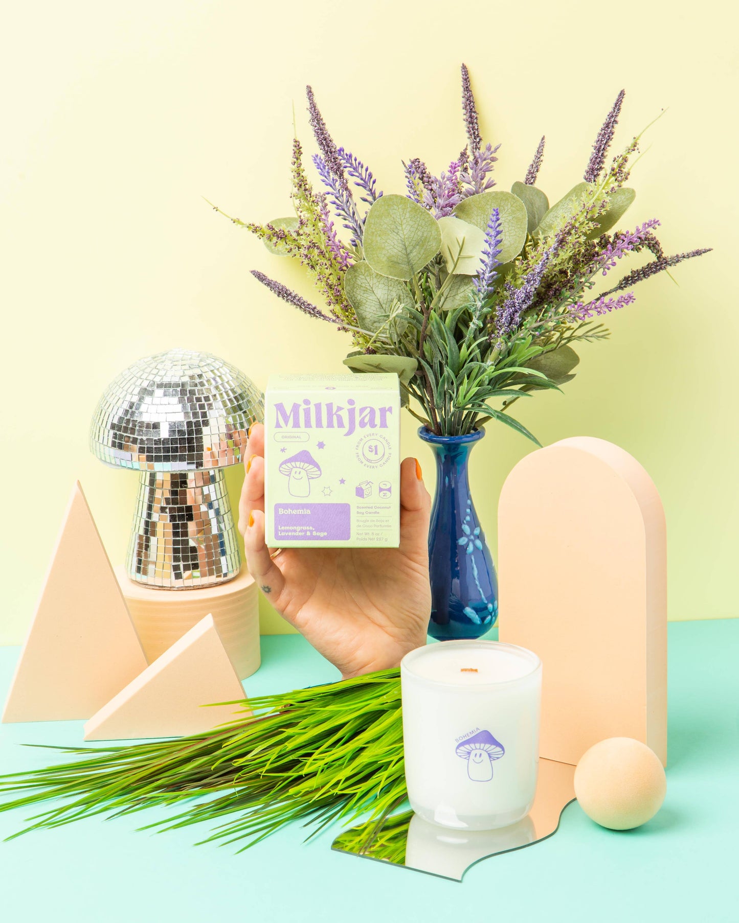 Bohemia | Lemongrass, Lavender & Sage Coconut Soy 8oz Candle
