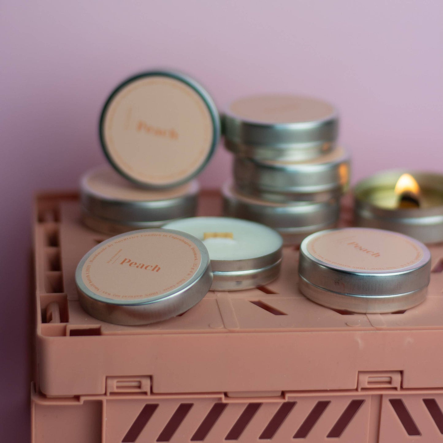 Peach Mini Soy Candle