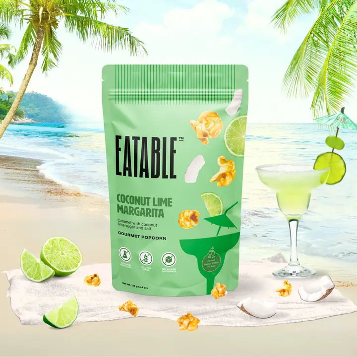 Coconut Lime Margarita Gourmet Caramel Popcorn