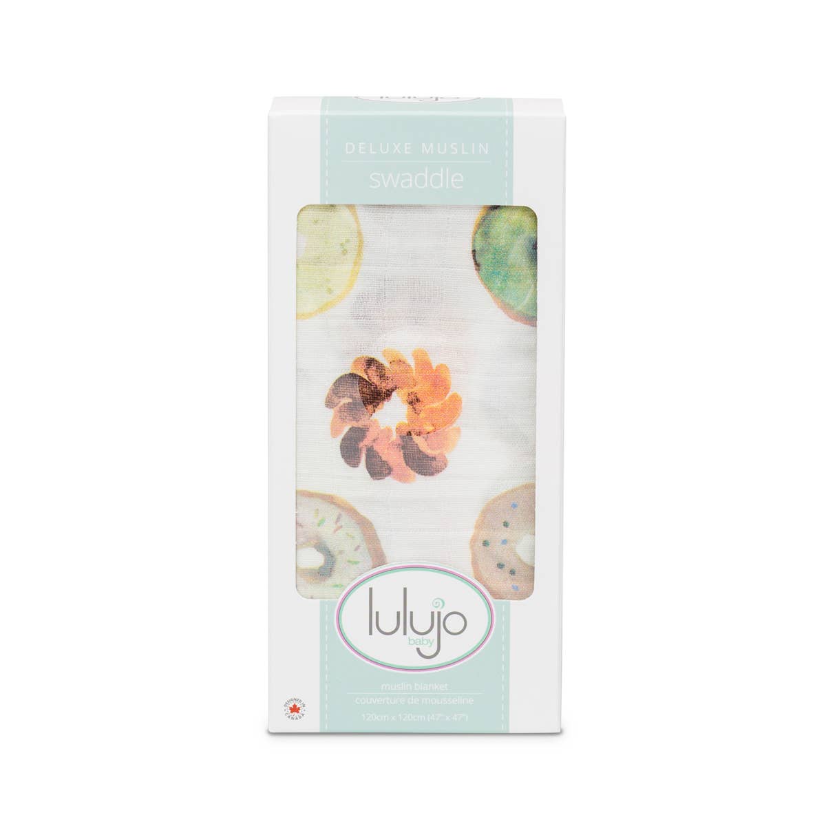 Muslin Bamboo Swaddle Blanket – Donuts