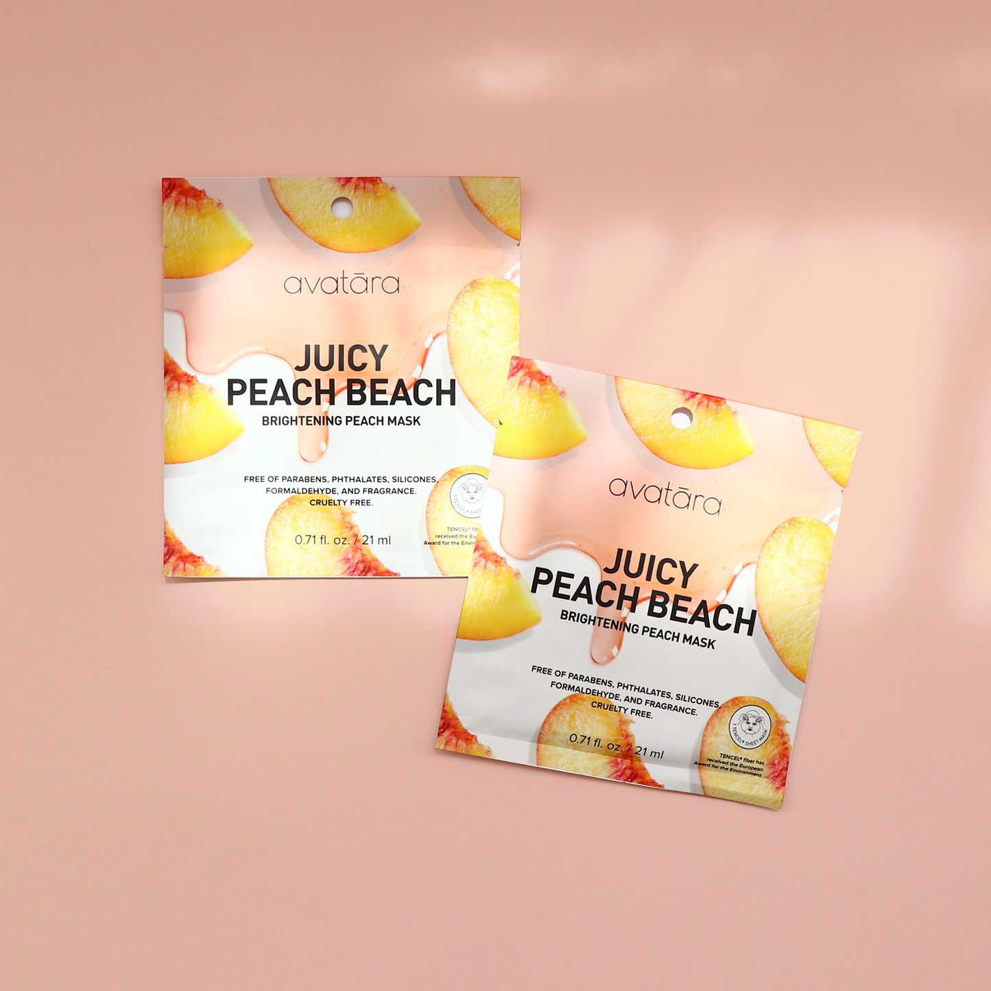 Juicy Peach Beach Brightening Peach Sheet Mask