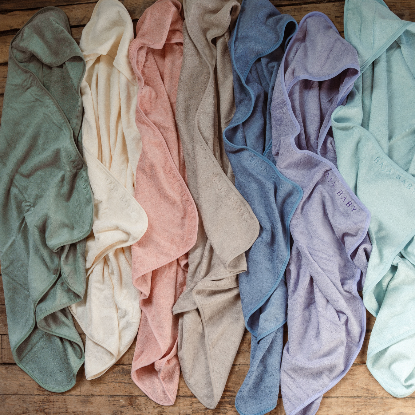 Bamboo/Cotton Hooded Towel | Mist