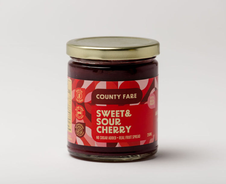 County Fare - County Fare Sweet and Sour Cherry Fruit Spread (No Sugar)
