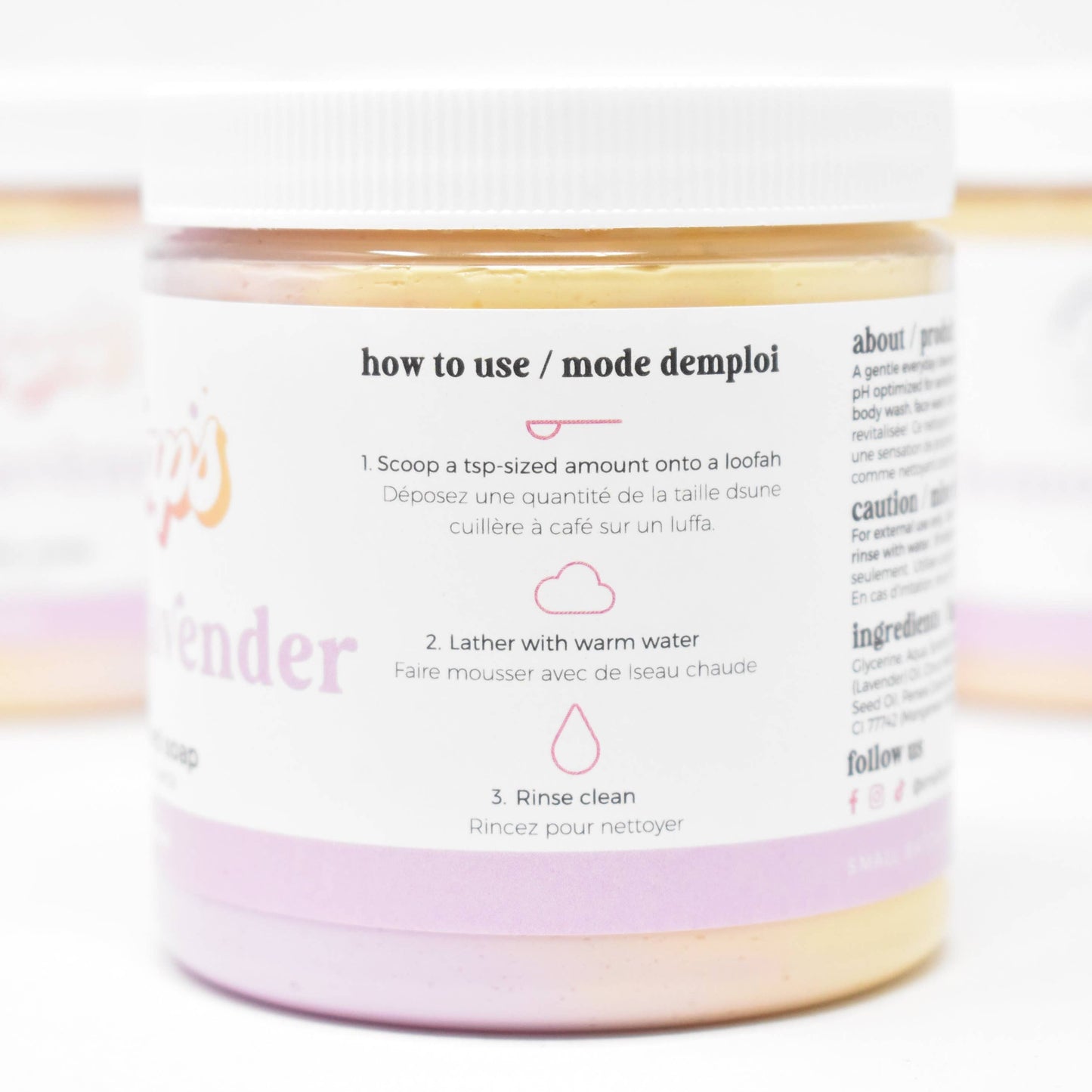 Lemon Lavender Whipped Soap