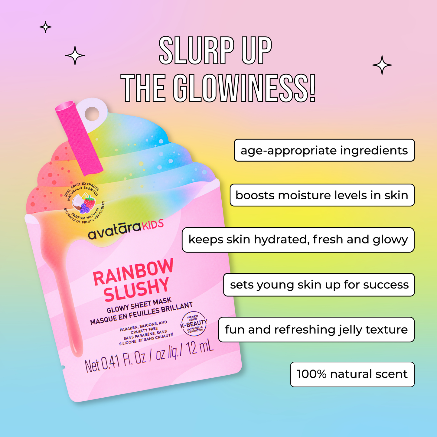 Avatara Rainbow Slushy Kid's Mask