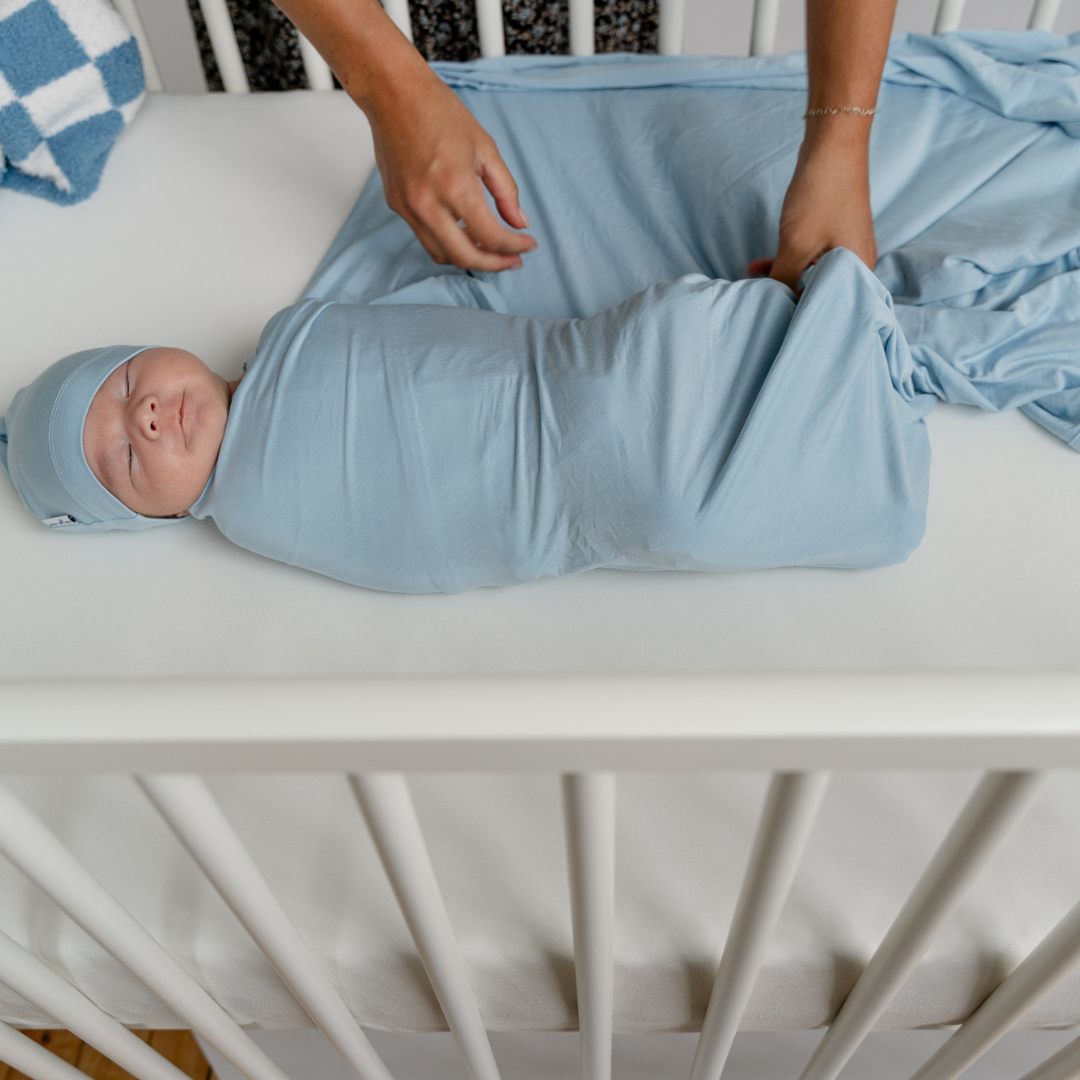 Bamboo Stretch Swaddle | Caramel