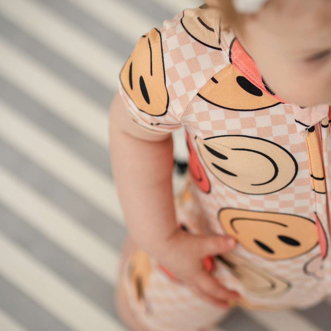Bamboo Shortie Playsuit | Alaskan Blue