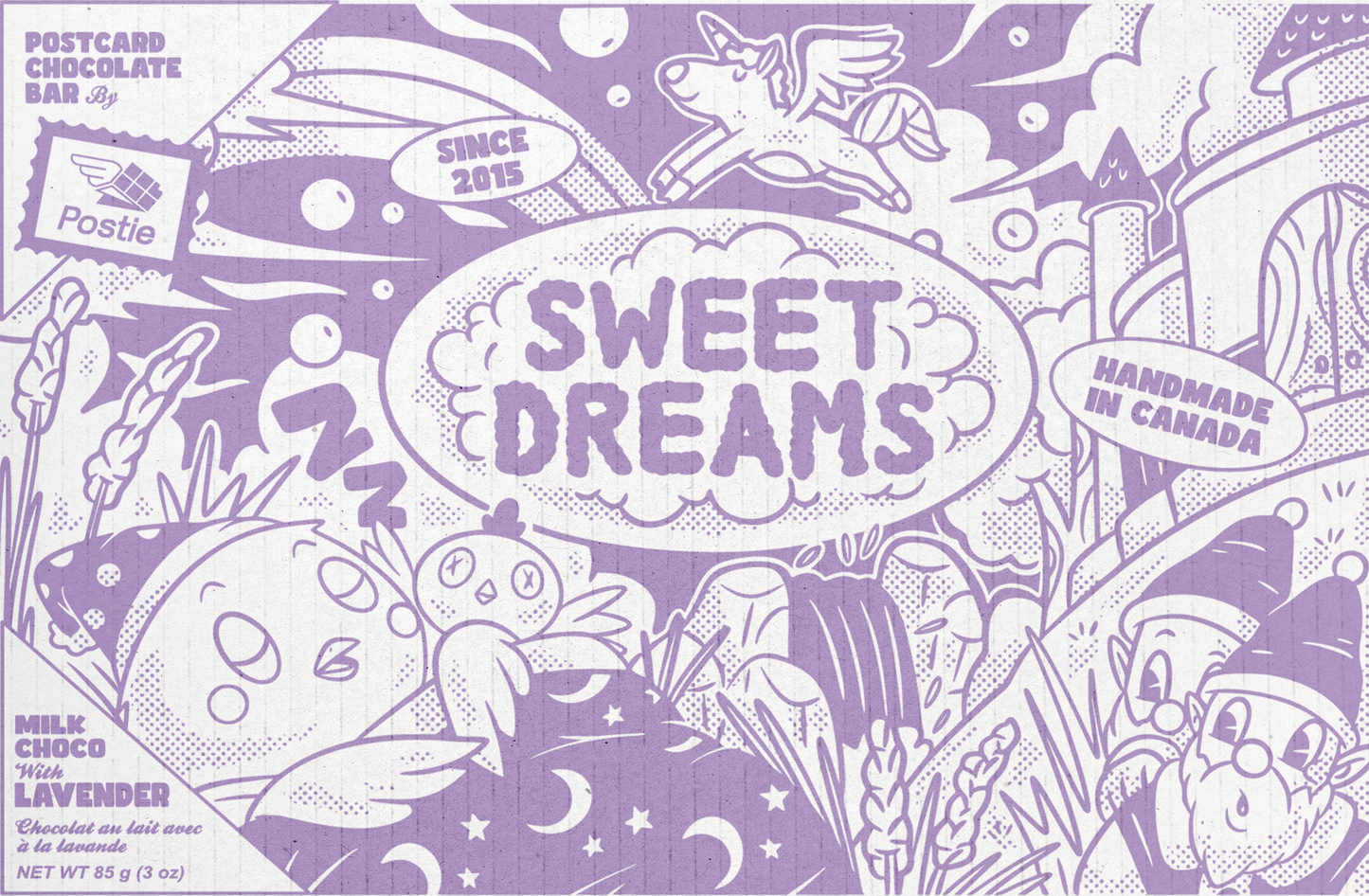 Sweet Dreams Milk Postcard Chocolate Bar