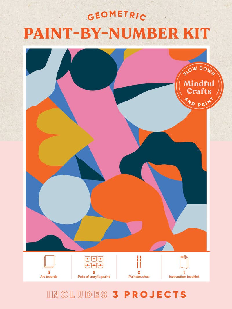 Geometric Paint-by-Number Kit
