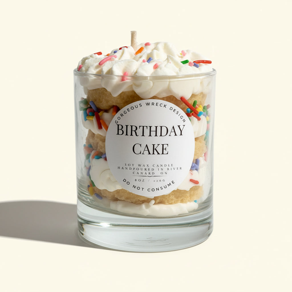 Birthday Cake Dessert Candle 
