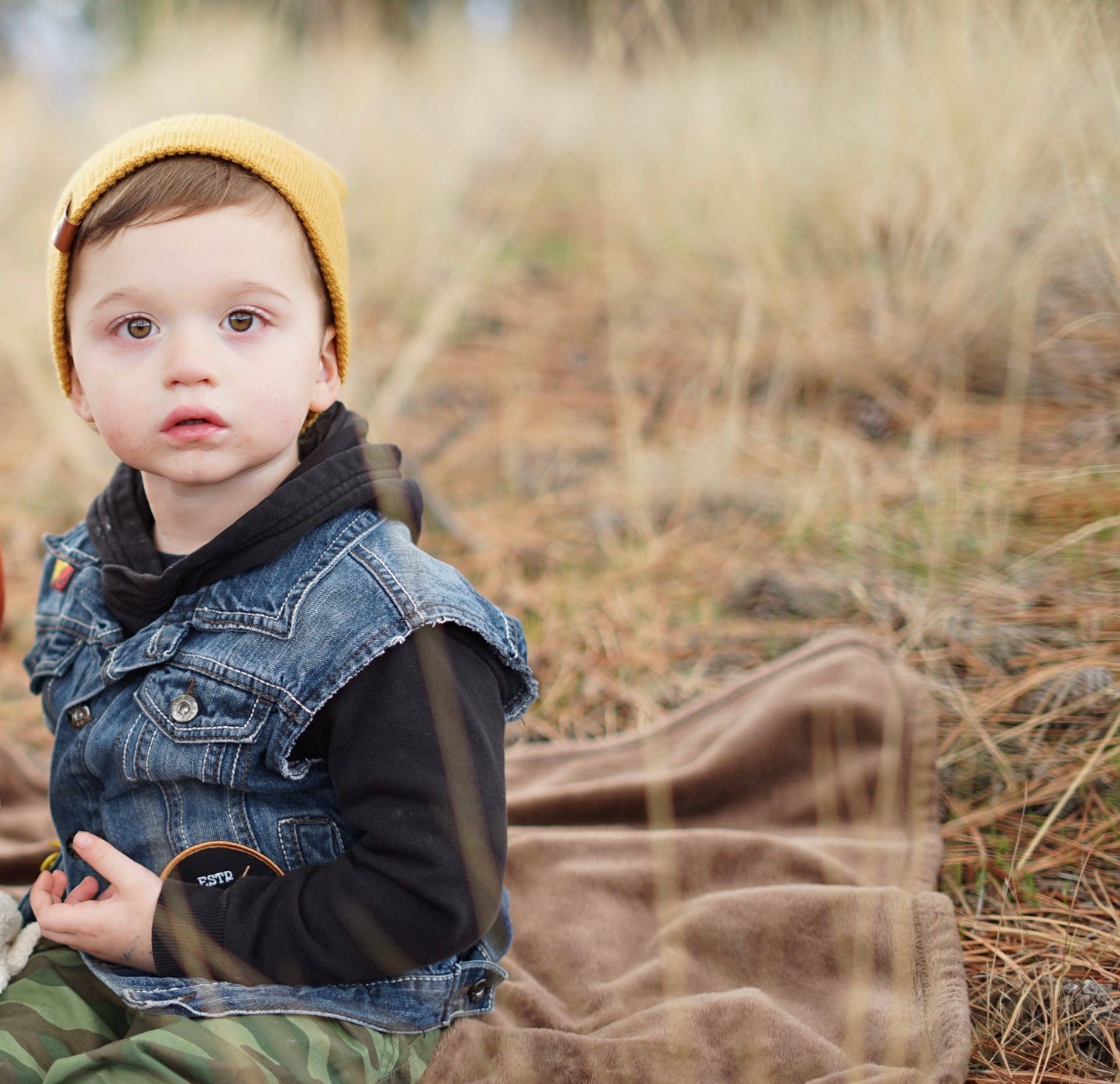 Freestyle Slouch Beanie - Mustard