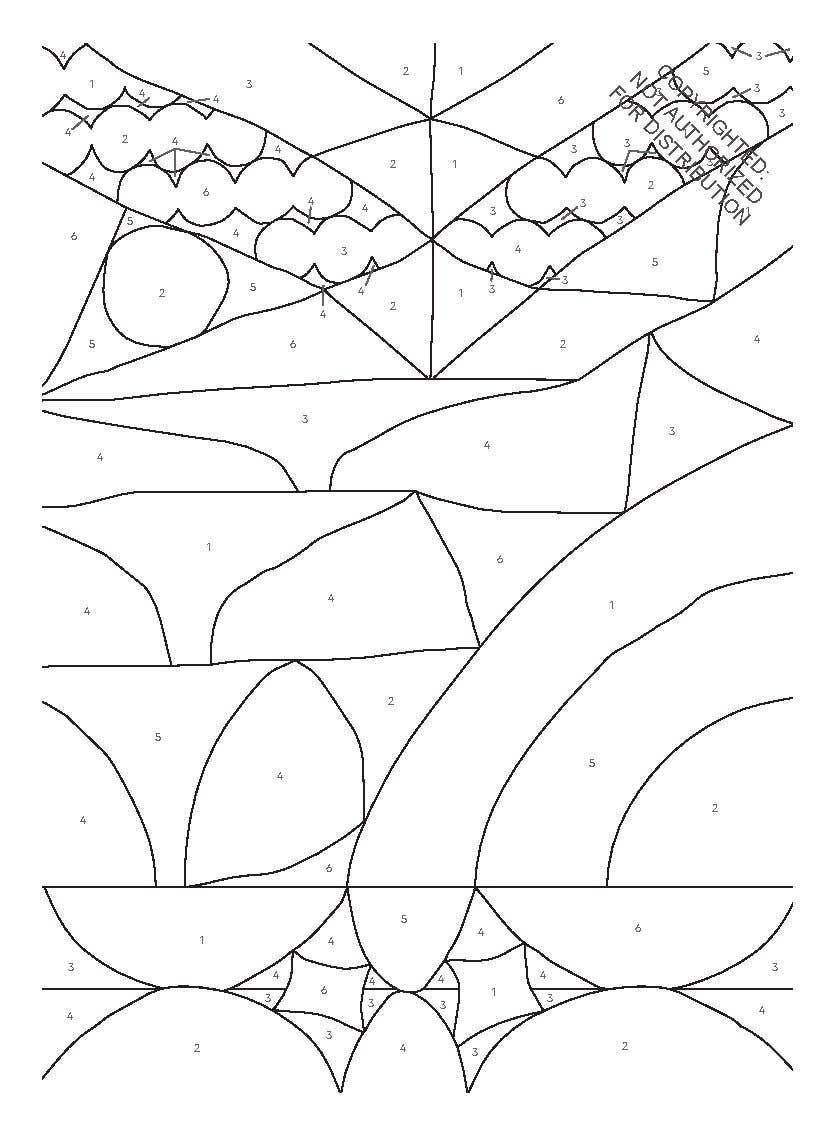 Geometric Paint-by-Number Kit