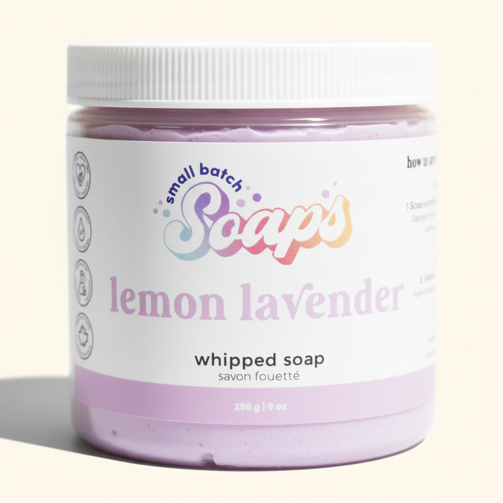 Lemon Lavender Whipped Soap
